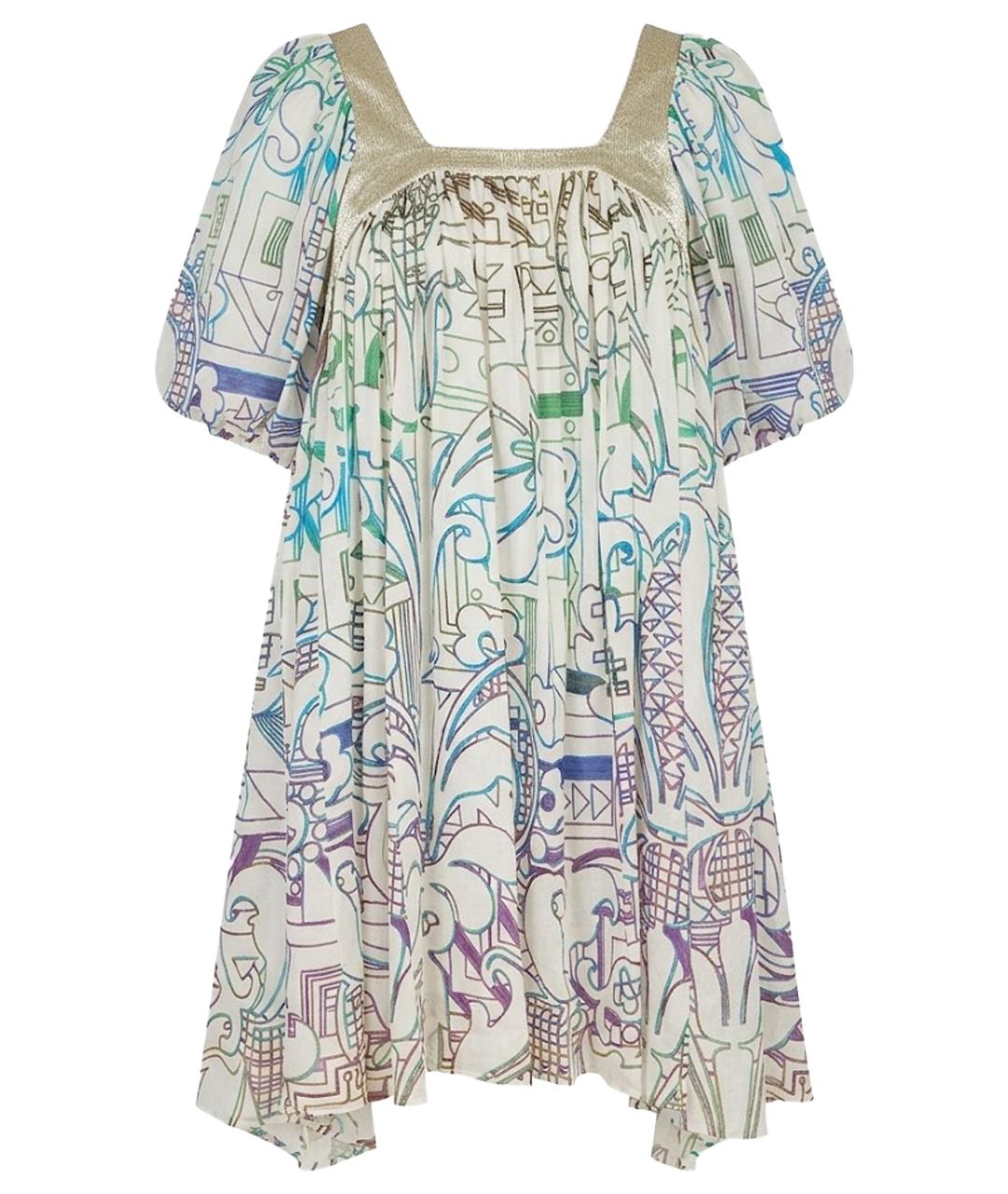 EMILIO PUCCI Мульти шелковое коктейльное платье, фото 1