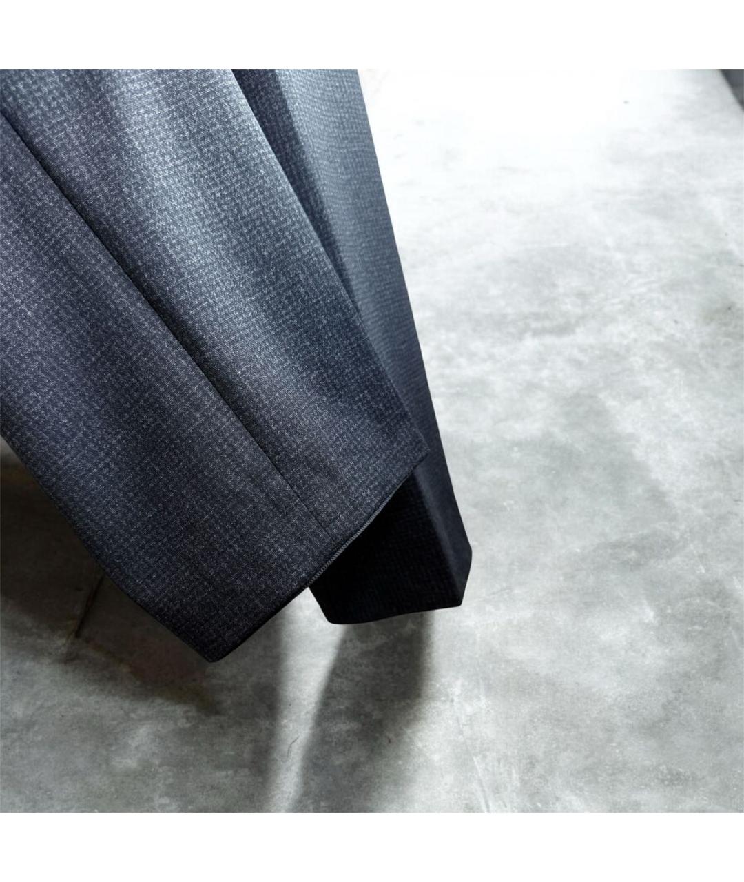 HUGO BOSS Серые вискозные повседневные брюки, фото 5