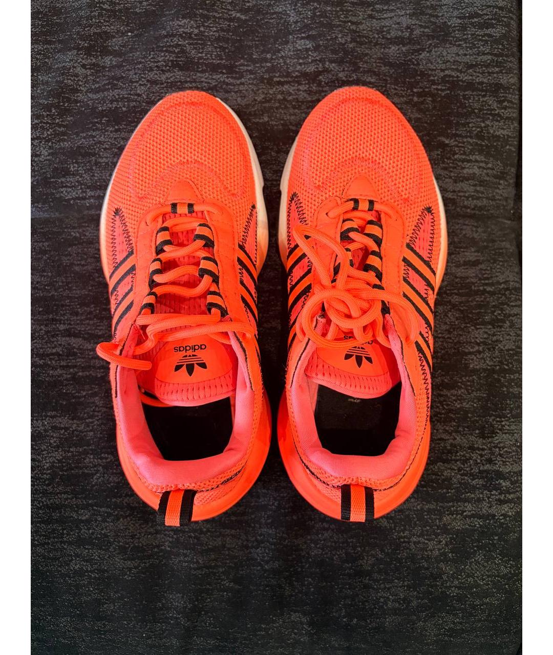 ADIDAS Коралловые текстильные кроссовки, фото 3