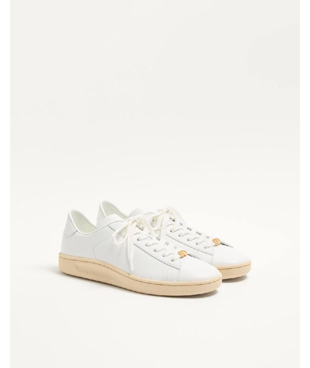 VALENTINO Белые кожаные кеды, фото 4
