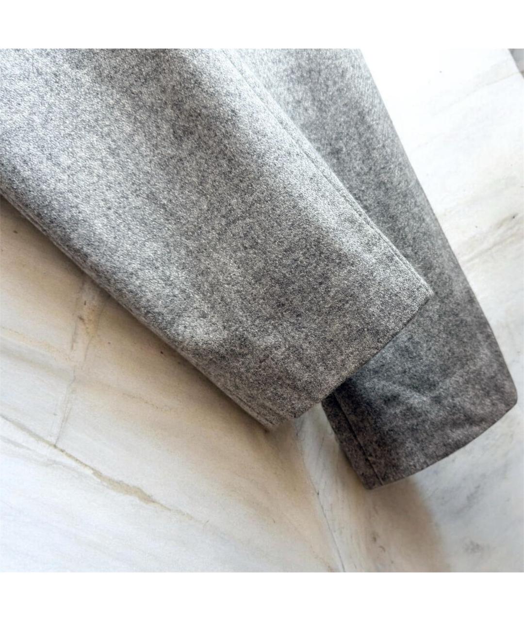 COS Серые шерстяные повседневные брюки, фото 3