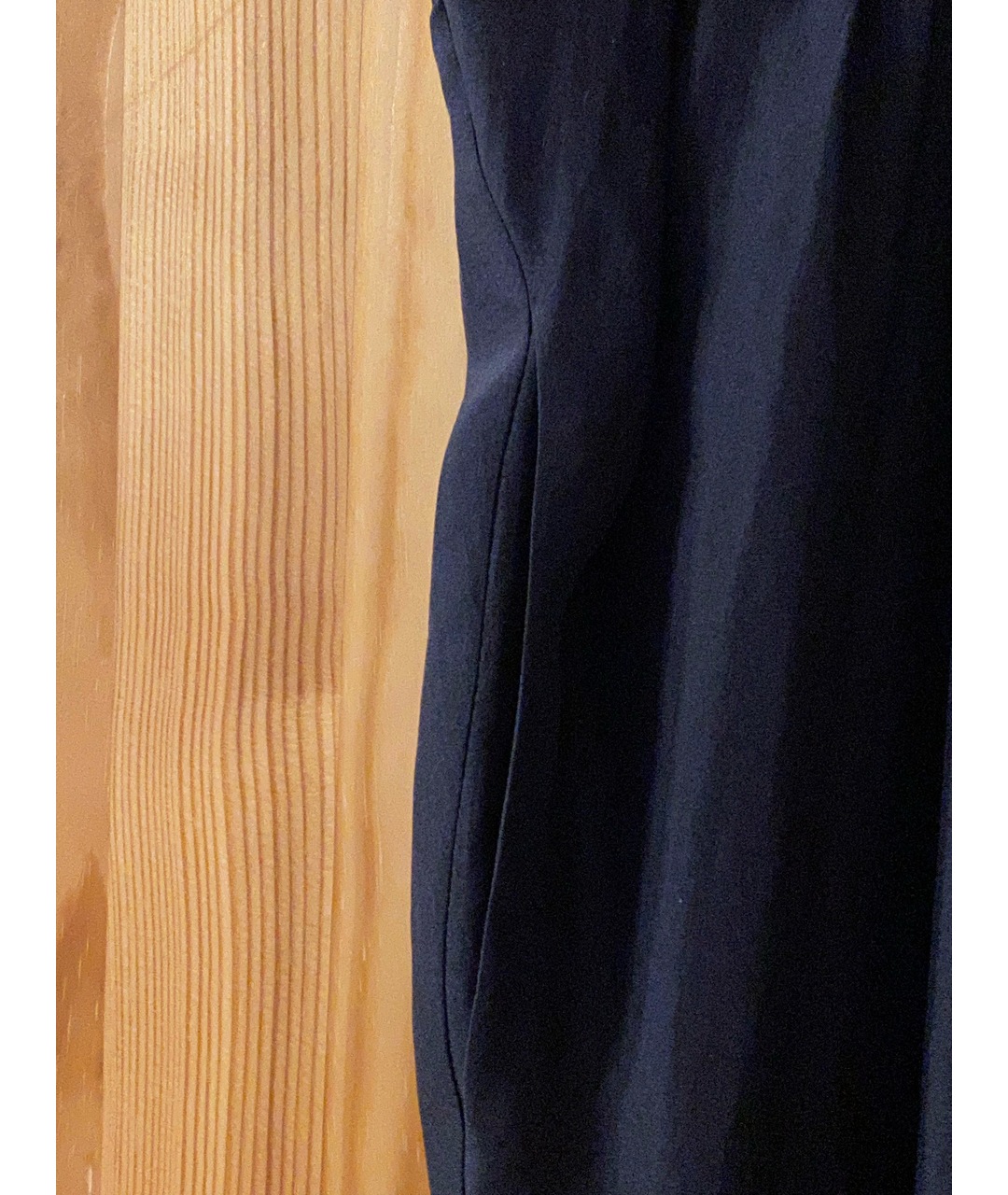 LANVIN Черные шелковые прямые брюки, фото 7