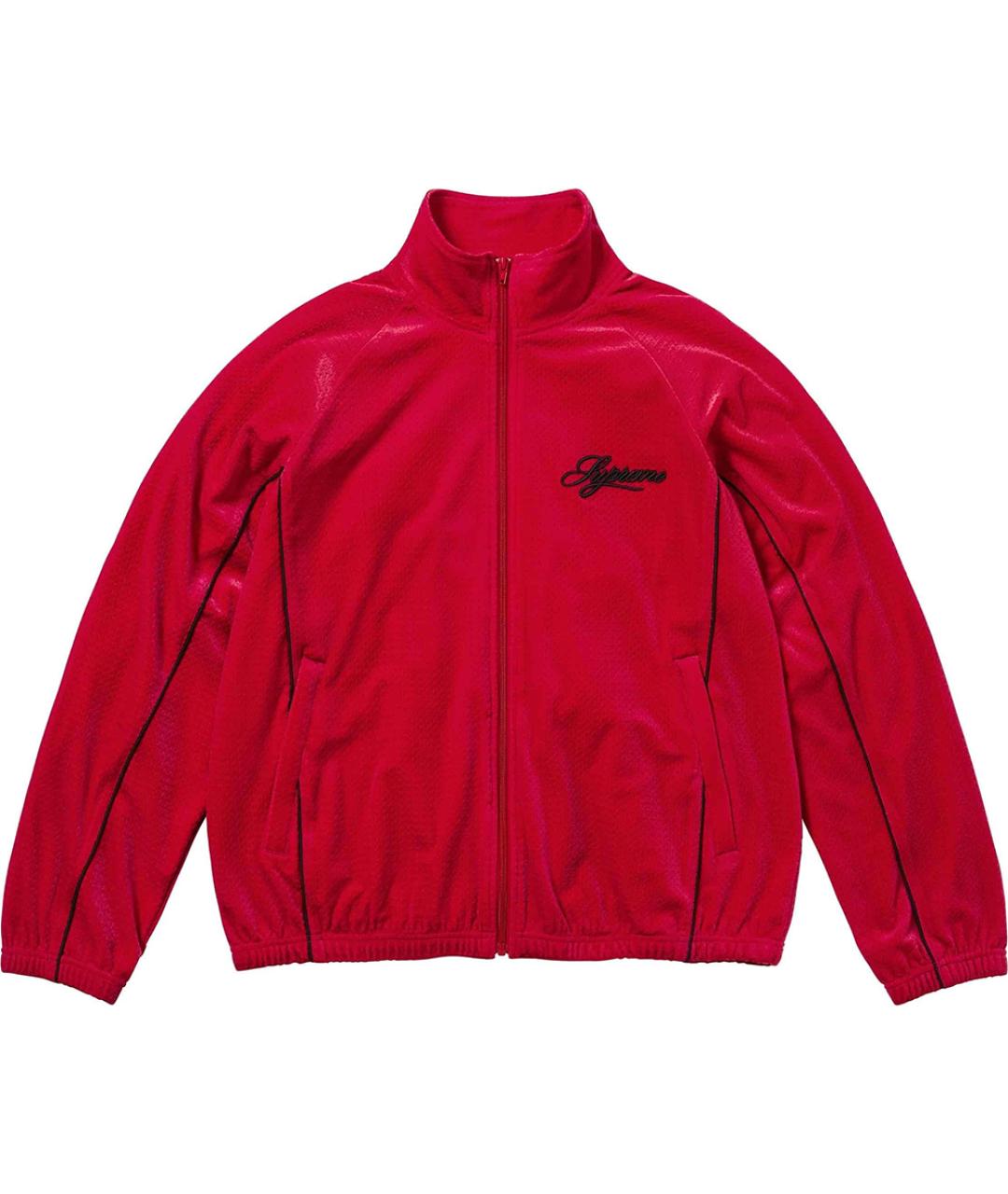 SUPREME Красная синтетическая куртка, фото 1
