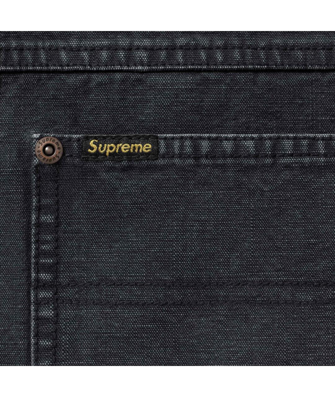 SUPREME Черная рубашка, фото 2