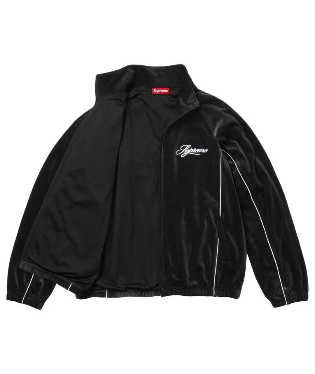 SUPREME Черная синтетическая куртка, фото 3