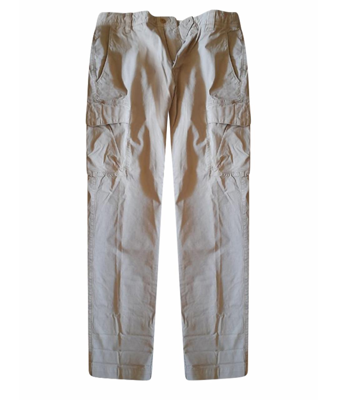 CP COMPANY Бежевые хлопковые повседневные брюки, фото 1