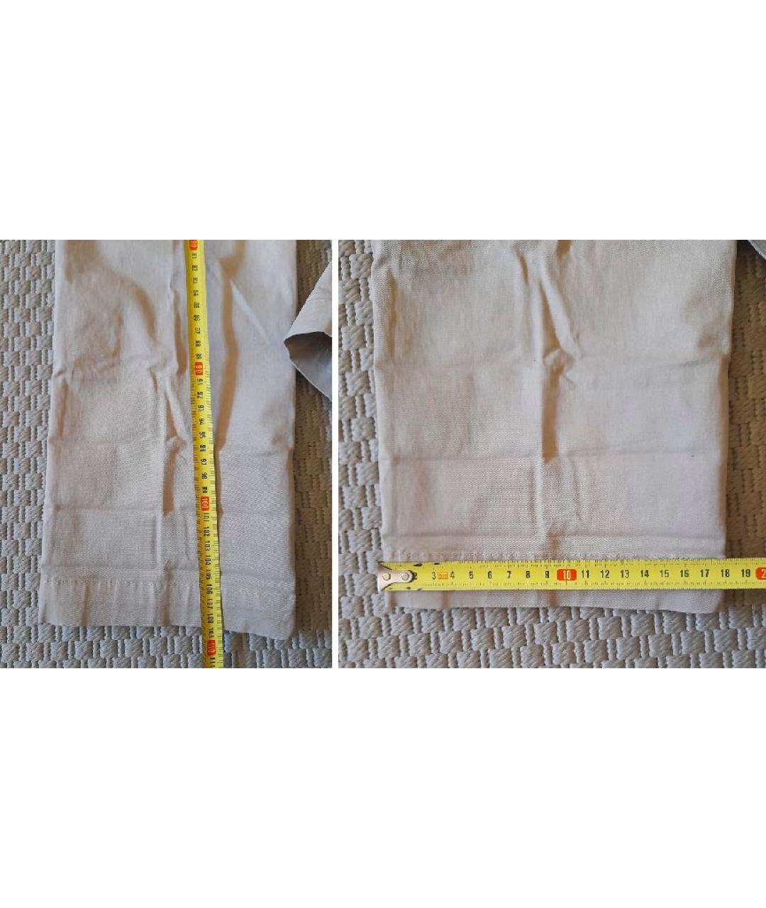 CP COMPANY Бежевые хлопковые повседневные брюки, фото 4