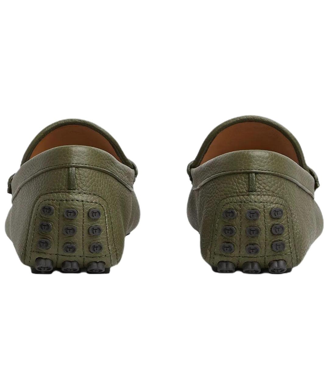 GUCCI Зеленые лоферы, фото 5