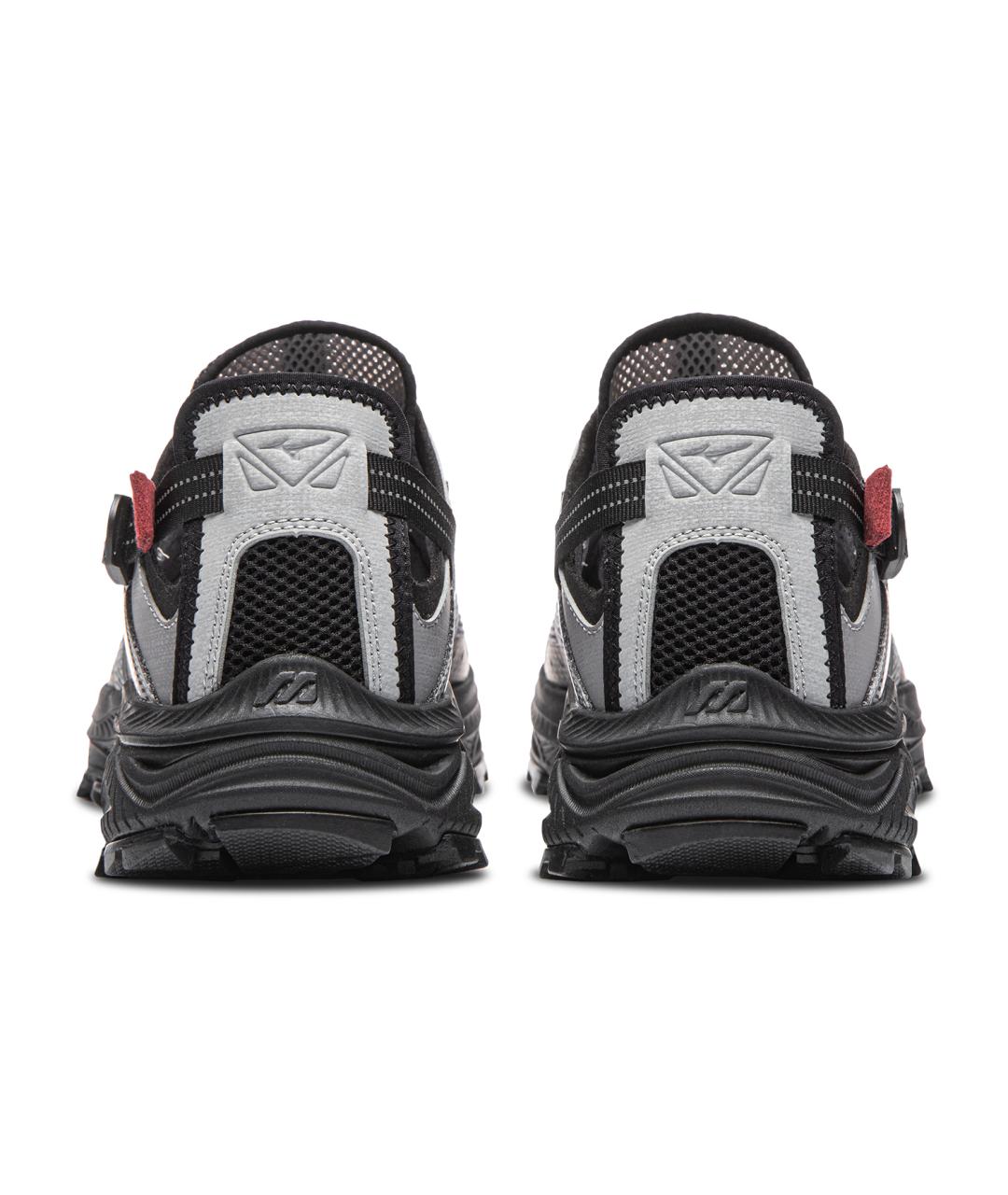 MIZUNO Серые кожаные кроссовки, фото 5