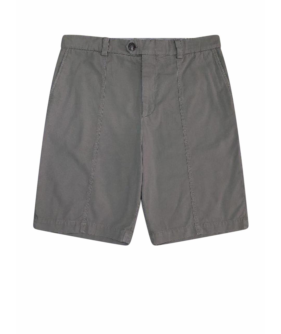 BRUNELLO CUCINELLI Серые хлопковые шорты, фото 1
