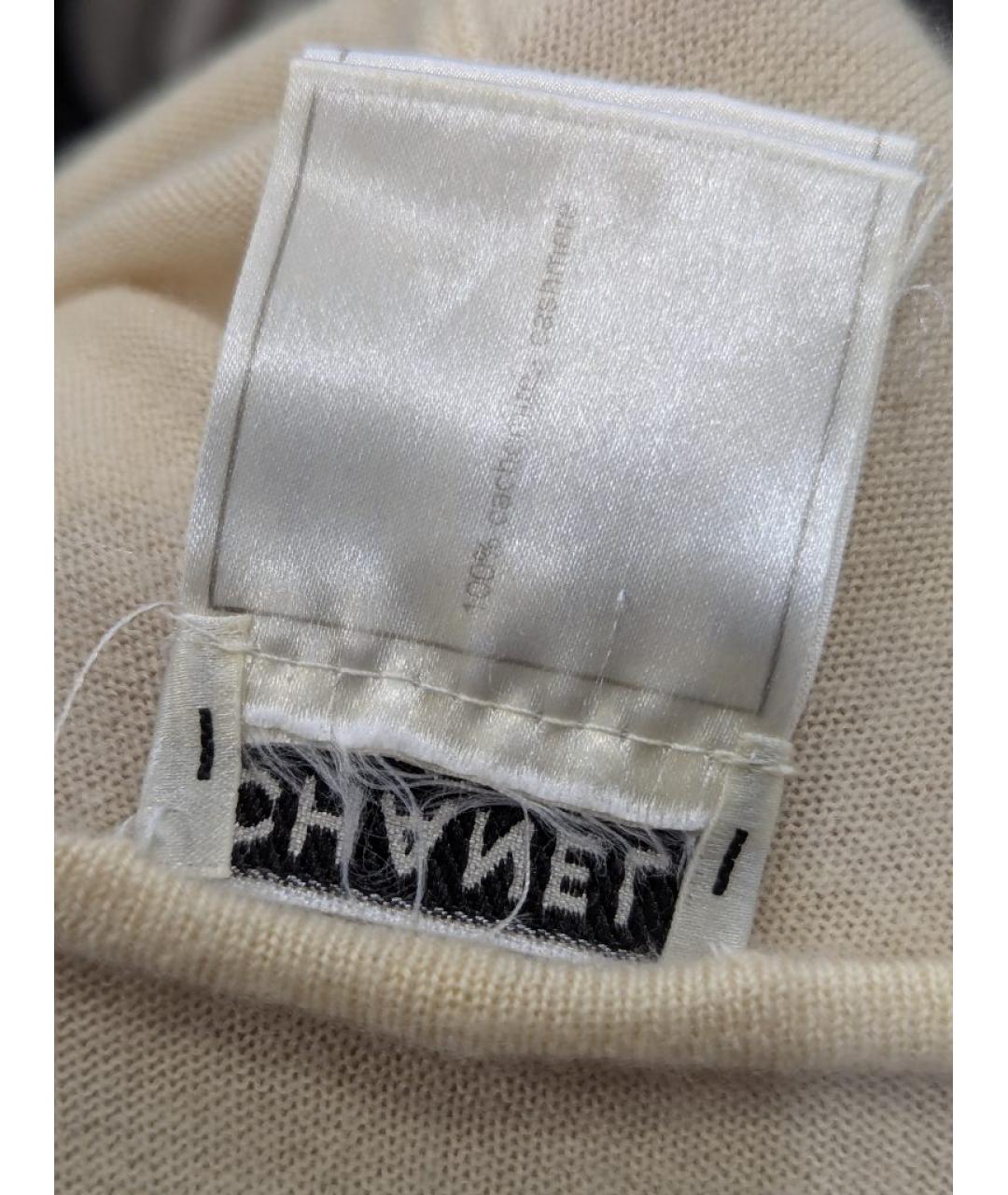 CHANEL Бежевая кашемировая жилетка, фото 6