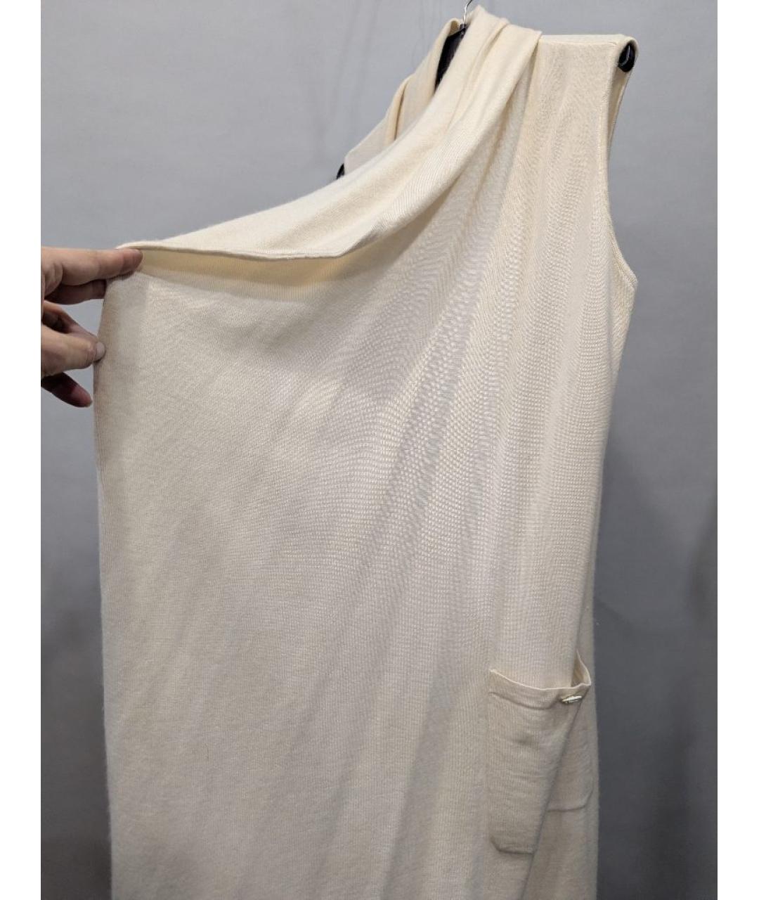 CHANEL Бежевая кашемировая жилетка, фото 4
