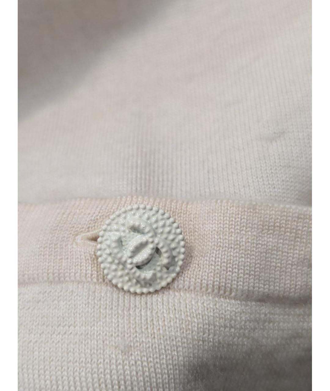 CHANEL Бежевая кашемировая жилетка, фото 3