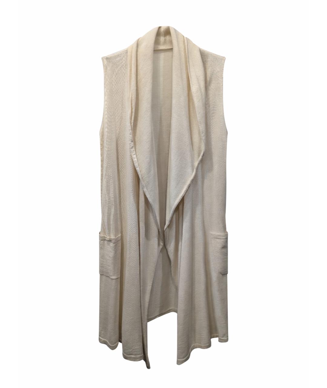 CHANEL Бежевая кашемировая жилетка, фото 1