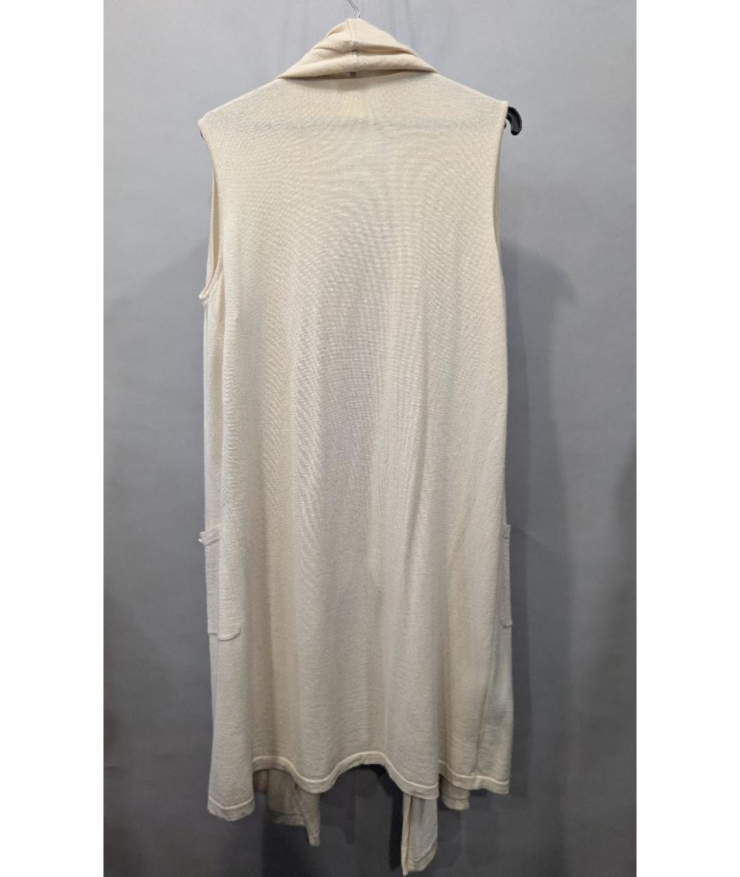 CHANEL Бежевая кашемировая жилетка, фото 2