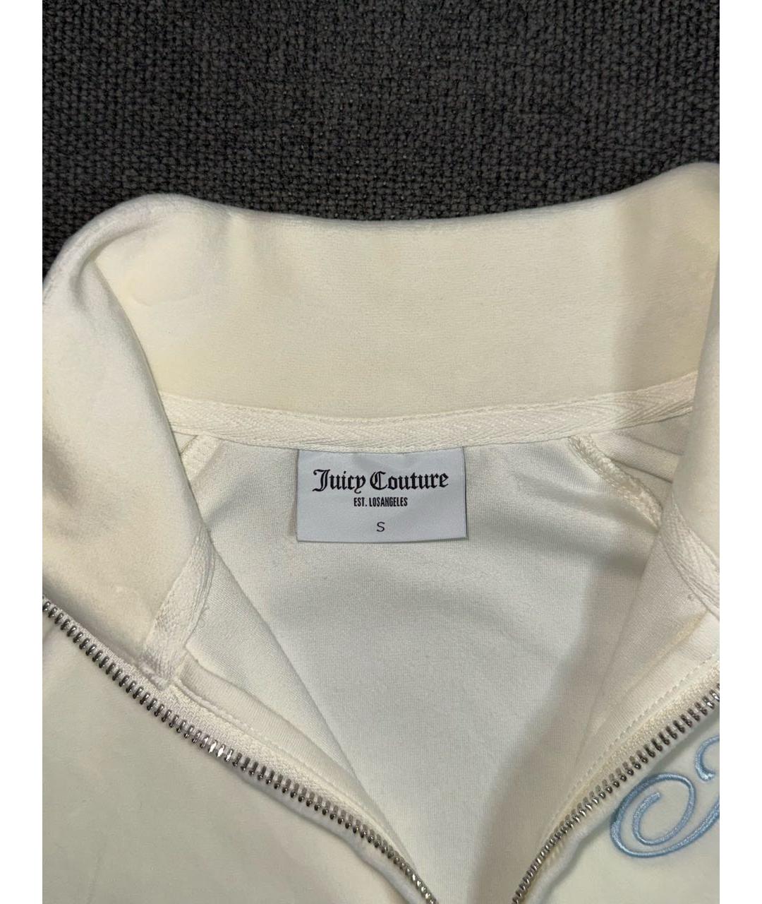 JUICY COUTURE Голубой велюровый костюм с брюками, фото 4