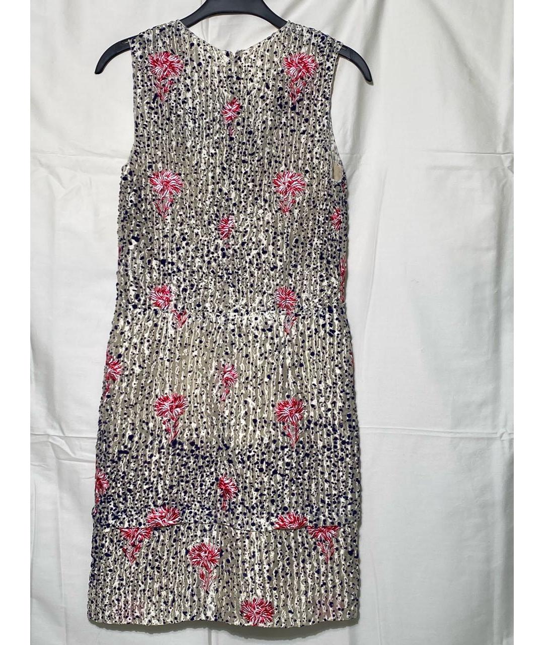 BALENCIAGA Белое шелковое повседневное платье, фото 2