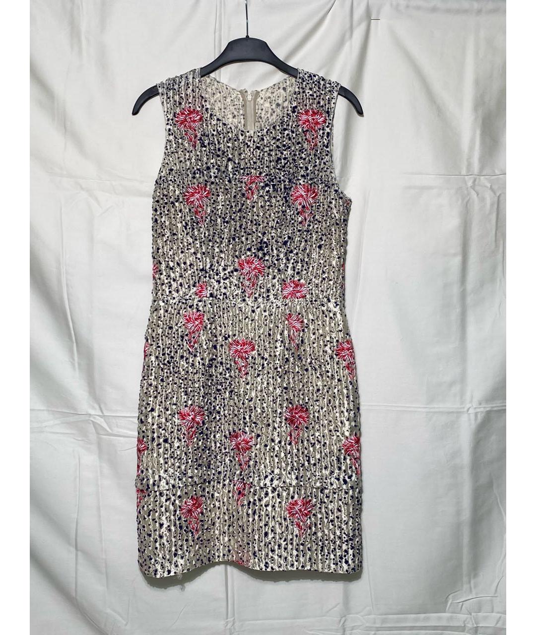 BALENCIAGA Белое шелковое повседневное платье, фото 7