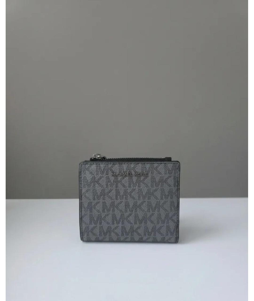 MICHAEL KORS Черный кошелек из искусственной кожи, фото 4