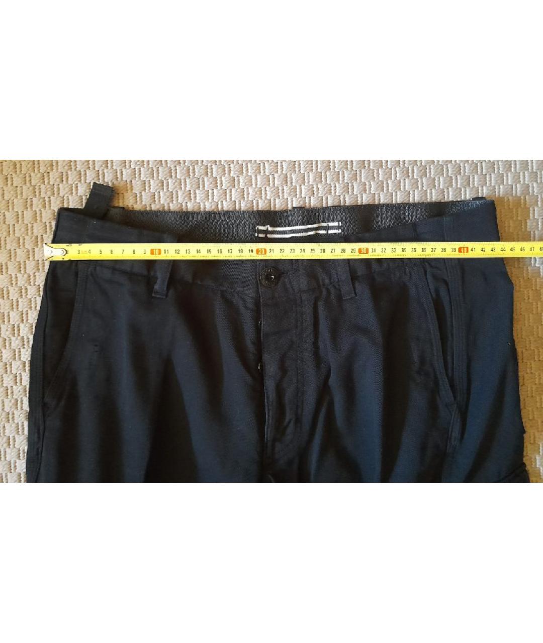 CP COMPANY Черные хлопковые повседневные брюки, фото 3