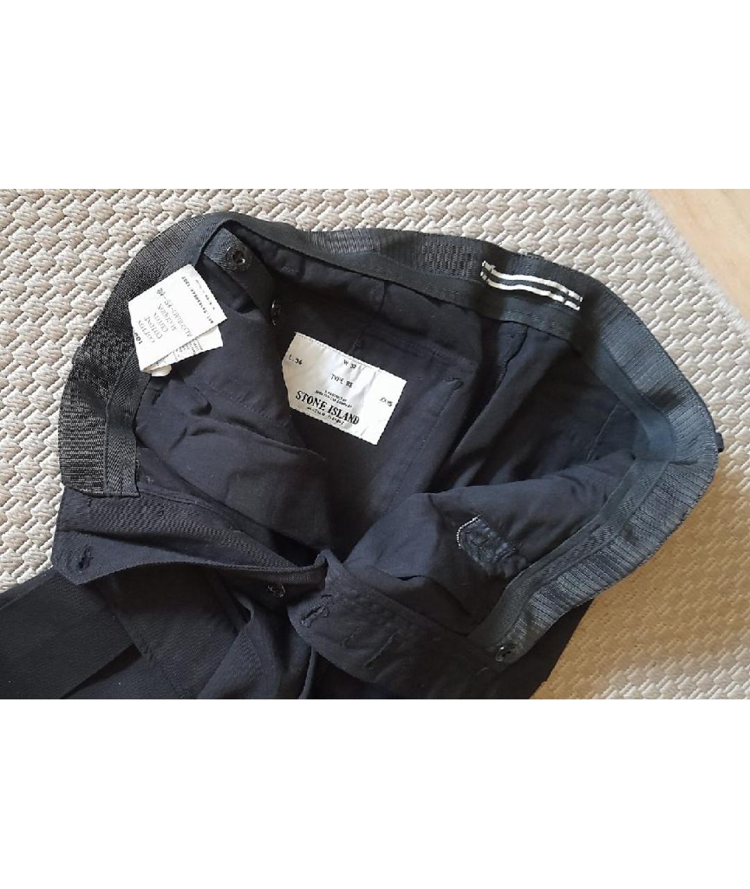 CP COMPANY Черные хлопковые повседневные брюки, фото 6