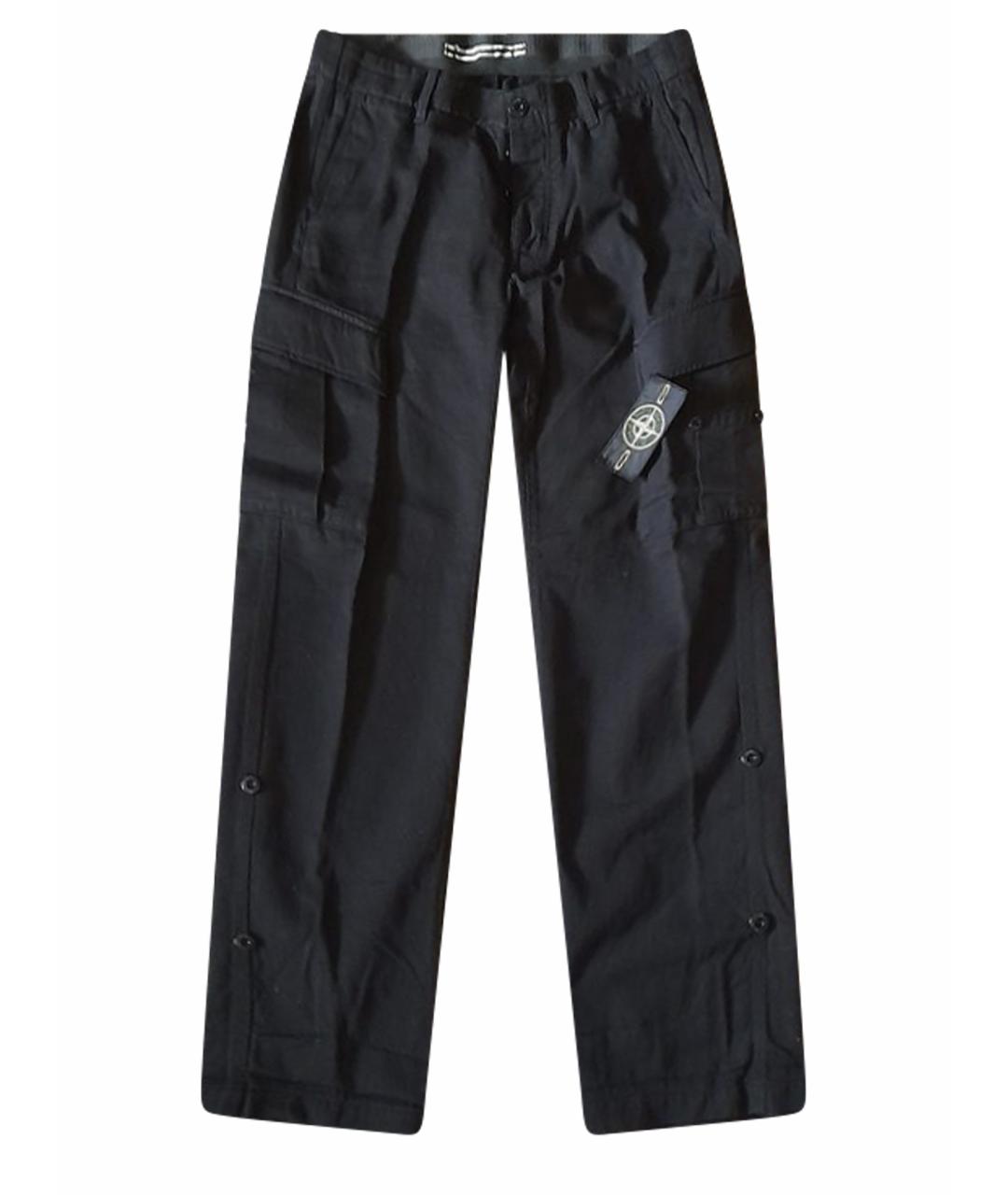 CP COMPANY Черные хлопковые повседневные брюки, фото 1