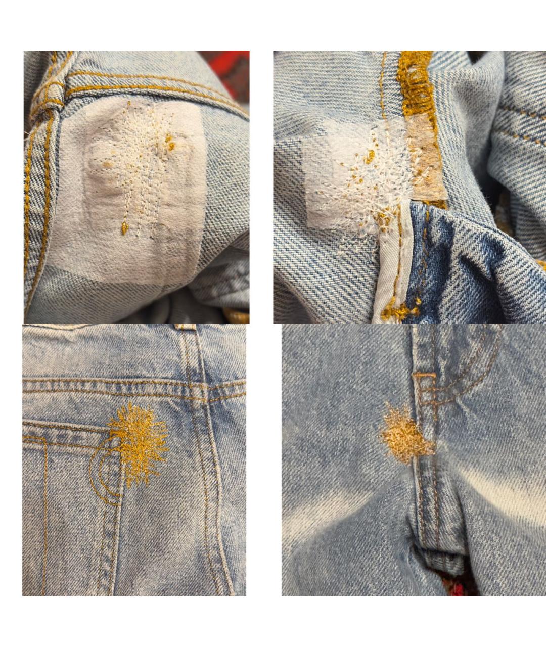 NO. 21 Голубые деним детские джинсы, фото 6