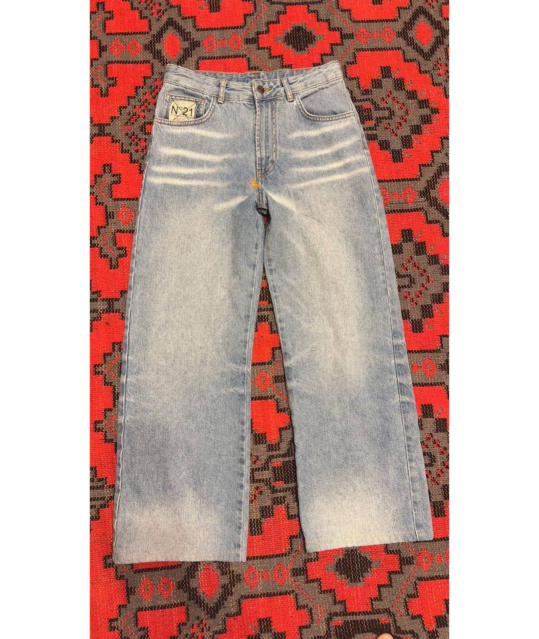 NO. 21 Голубые деним детские джинсы, фото 3