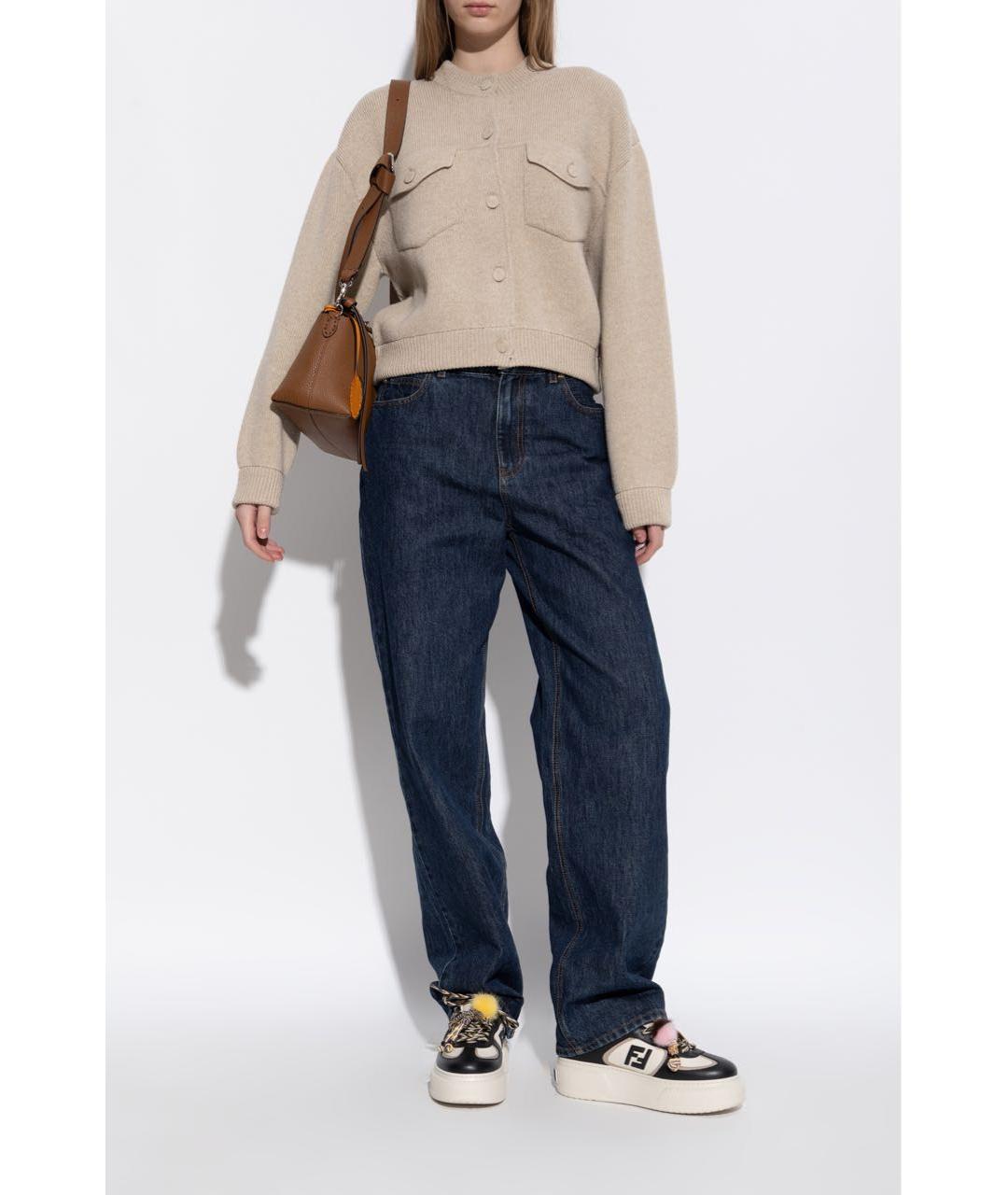 FENDI Мульти кожаные кеды, фото 6