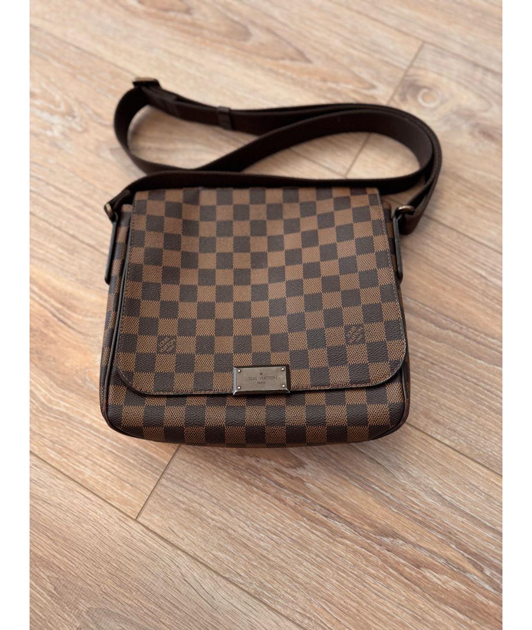 LOUIS VUITTON Коричневая сумка на плечо, фото 8