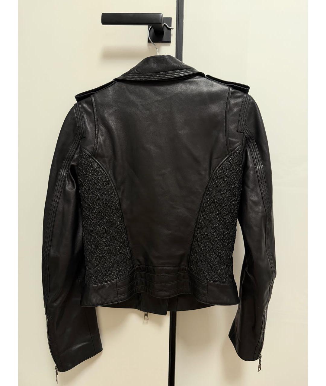 LOUIS VUITTON Черная кожаная куртка, фото 2