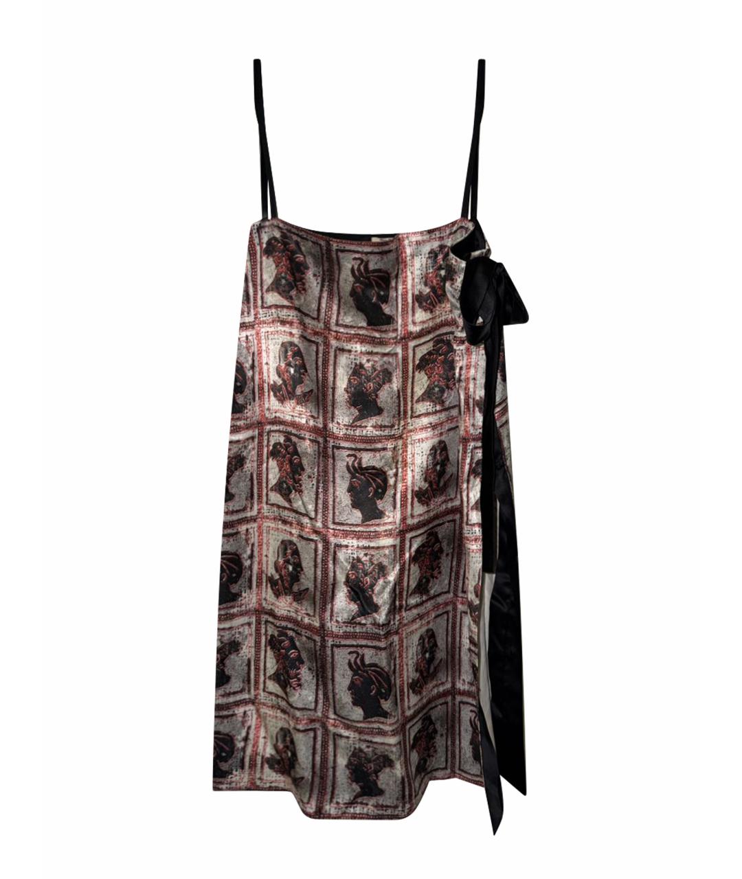 MIU MIU Черный вискозный сарафан, фото 1