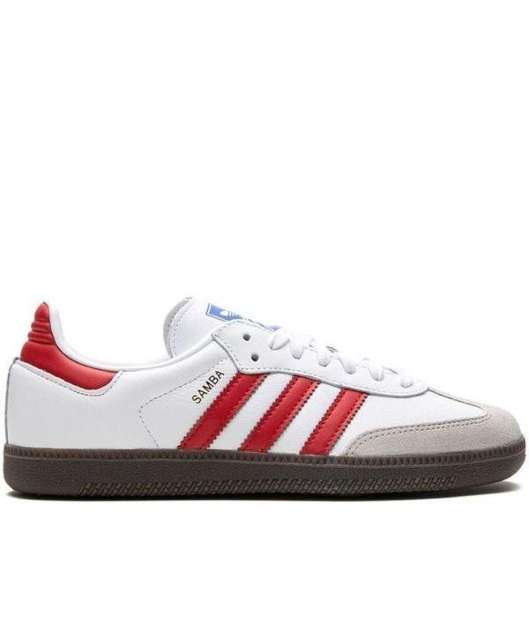 ADIDAS Белые кожаные кеды, фото 8