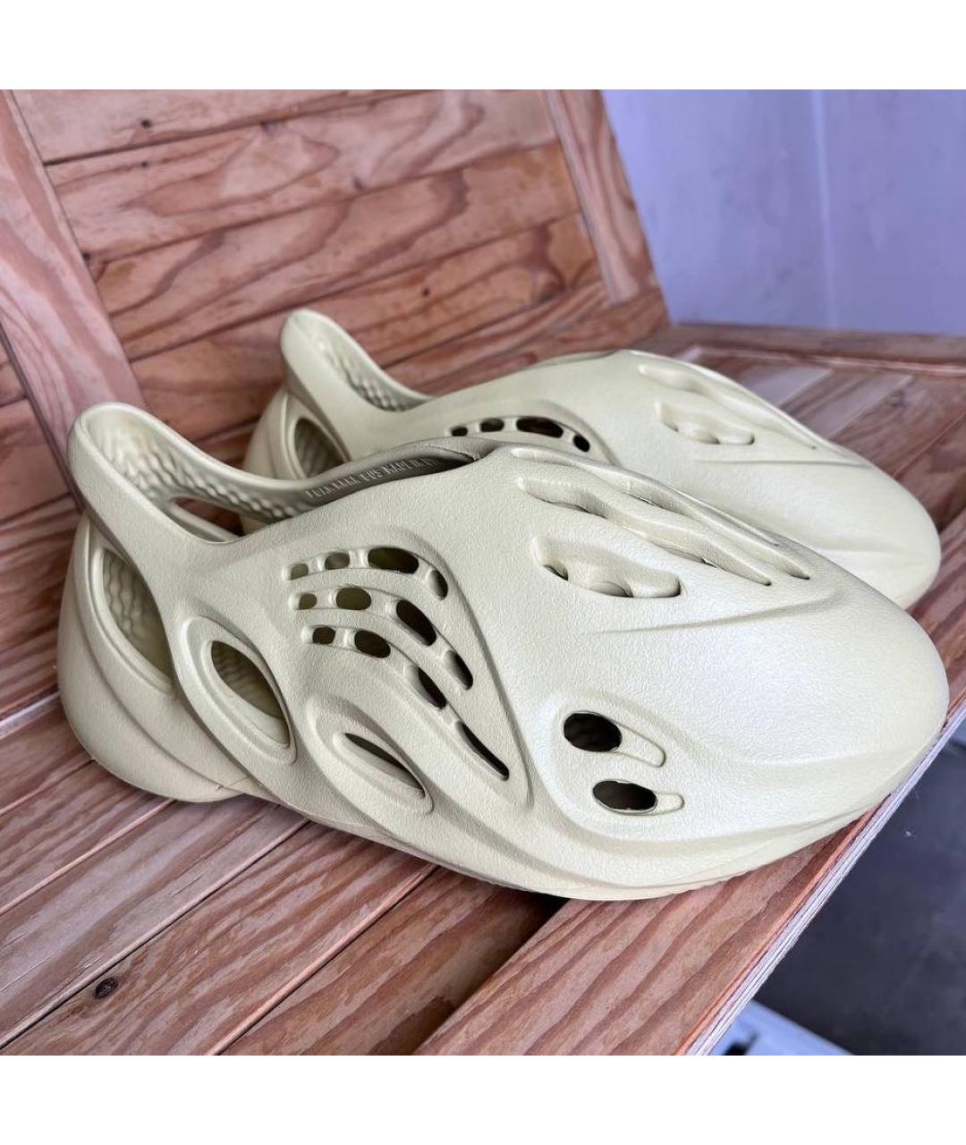 ADIDAS YEEZY Резиновые сандалии, фото 2