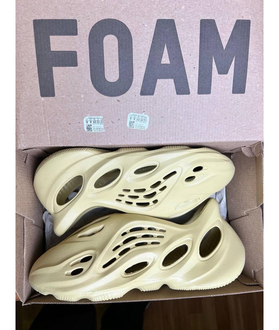 ADIDAS YEEZY Резиновые сандалии, фото 3