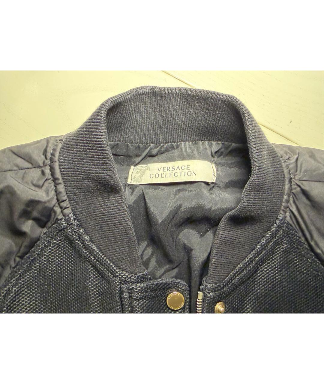 VERSACE COLLECTION Черная куртка, фото 5