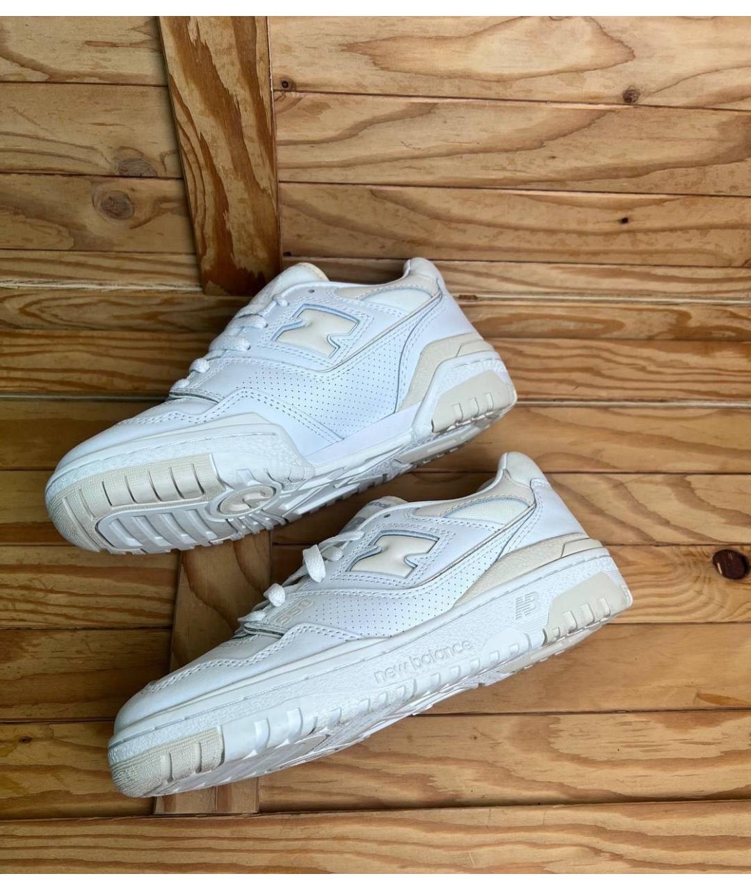 NEW BALANCE Белые замшевые высокие кроссовки / кеды, фото 3