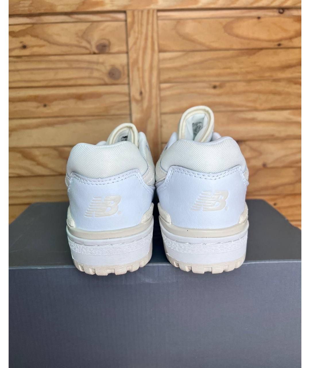 NEW BALANCE Белые замшевые высокие кроссовки / кеды, фото 4