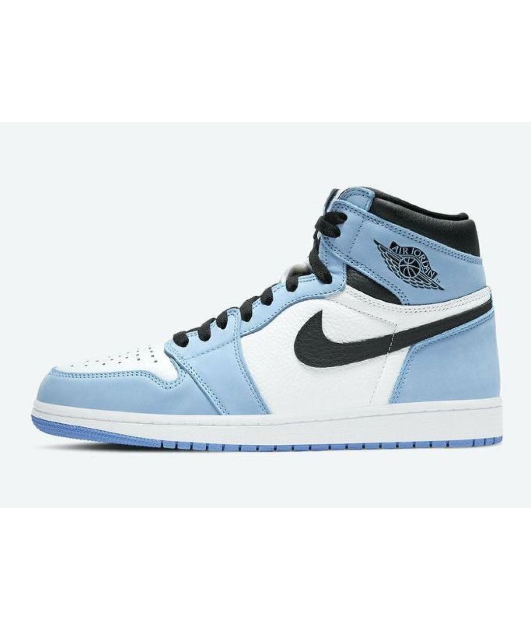 NIKE Белые кожаные высокие кроссовки / кеды, фото 7