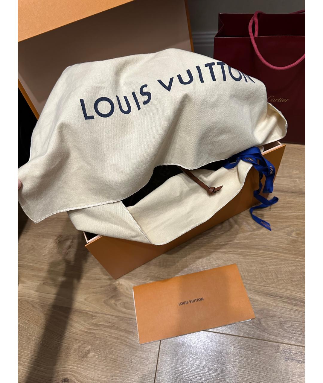 LOUIS VUITTON Коричневая сумка через плечо, фото 3