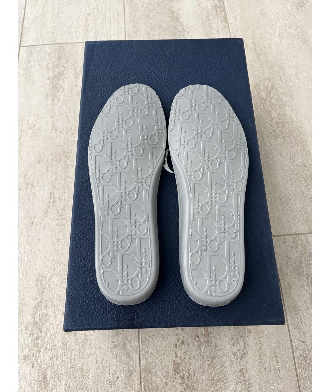 CHRISTIAN DIOR Бежевые кожаные кеды, фото 7