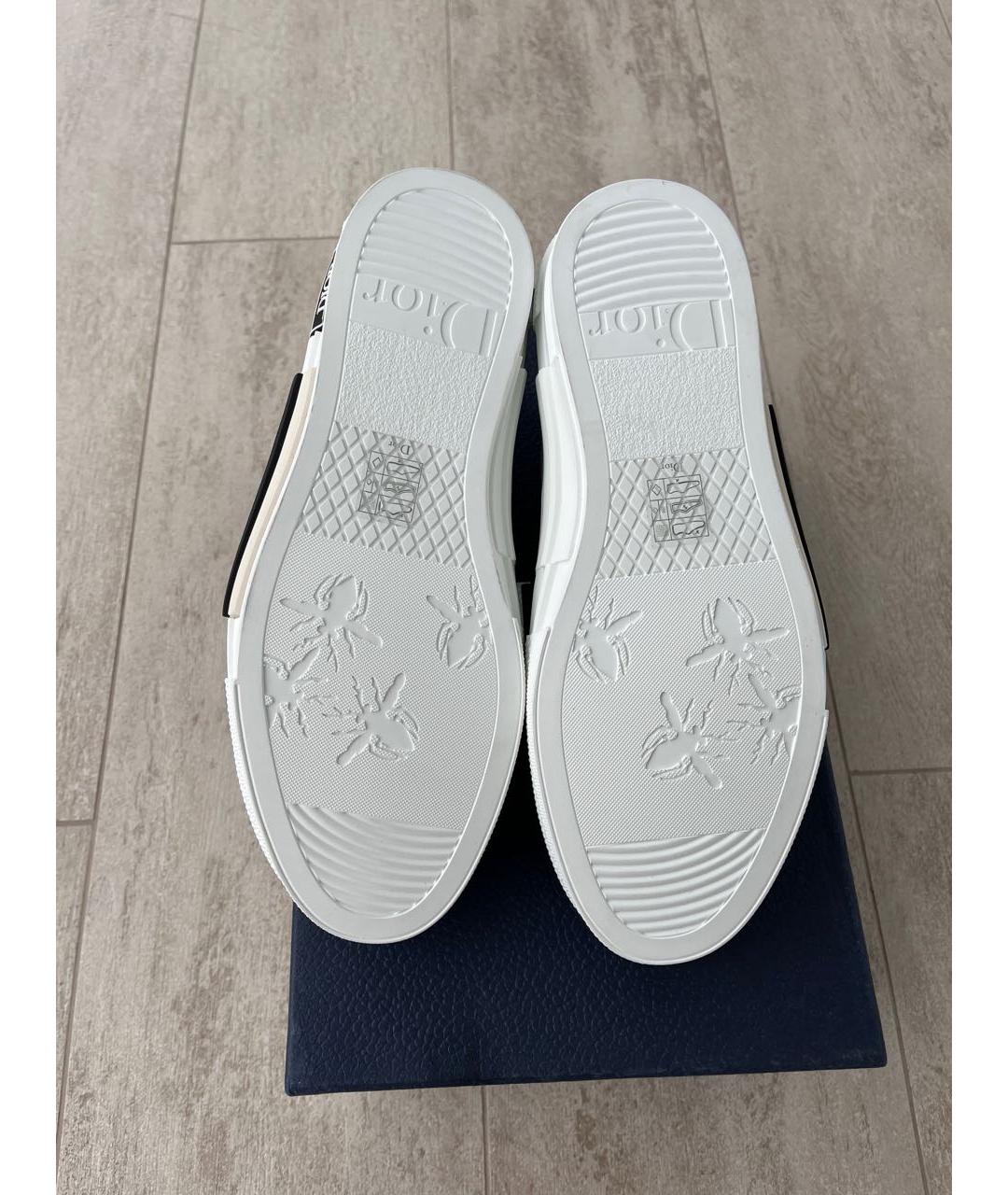 CHRISTIAN DIOR Бежевые кожаные кеды, фото 4