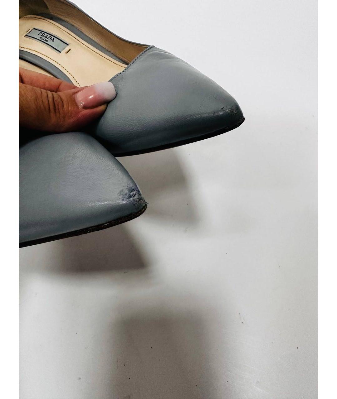 PRADA Кожаные туфли, фото 7