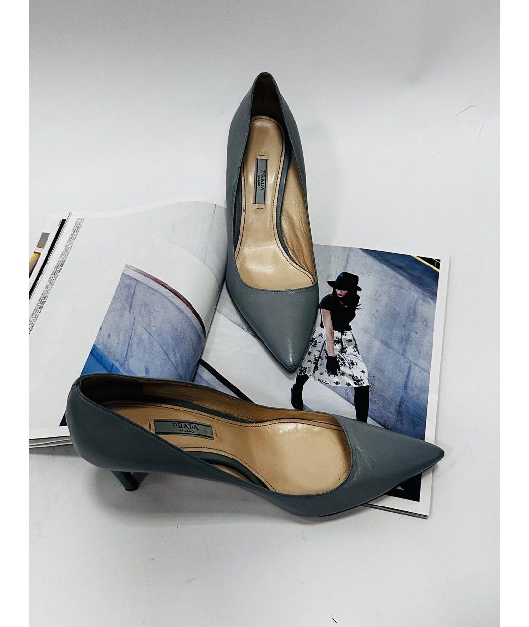 PRADA Кожаные туфли, фото 6