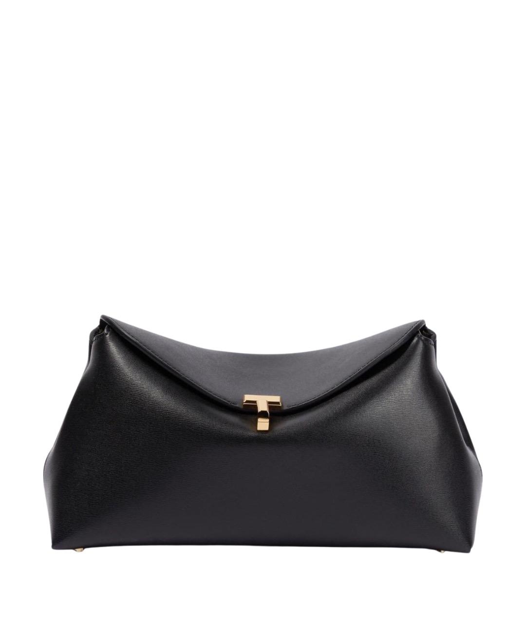 TOTEME Черная кожаная сумка через плечо, фото 1