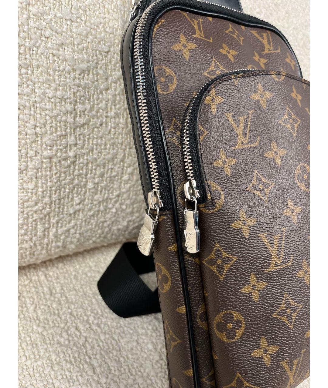 LOUIS VUITTON Коричневая сумка на плечо, фото 8