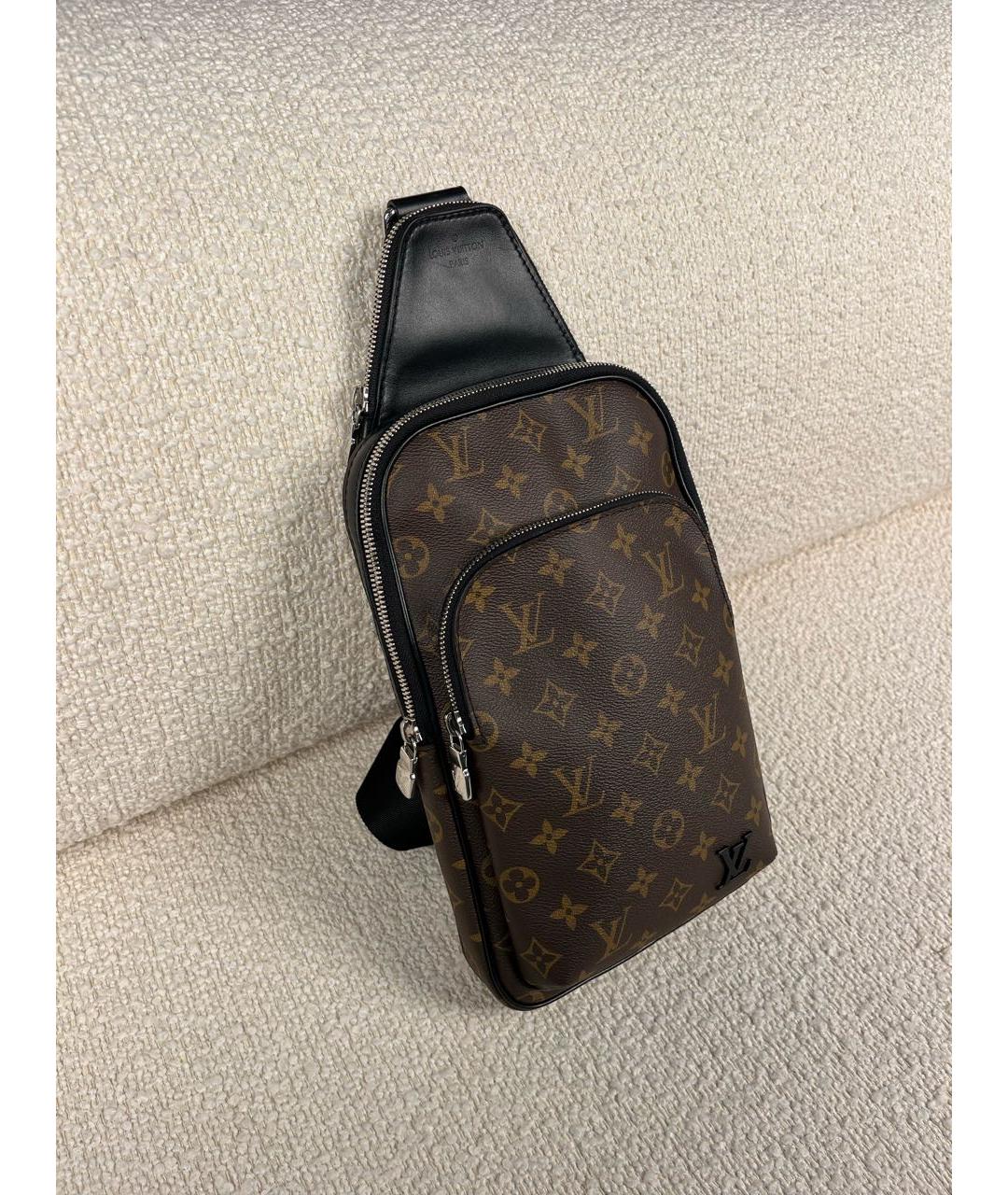 LOUIS VUITTON Коричневая сумка на плечо, фото 2
