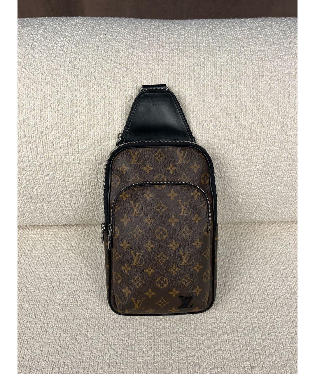 LOUIS VUITTON Коричневая сумка на плечо, фото 9