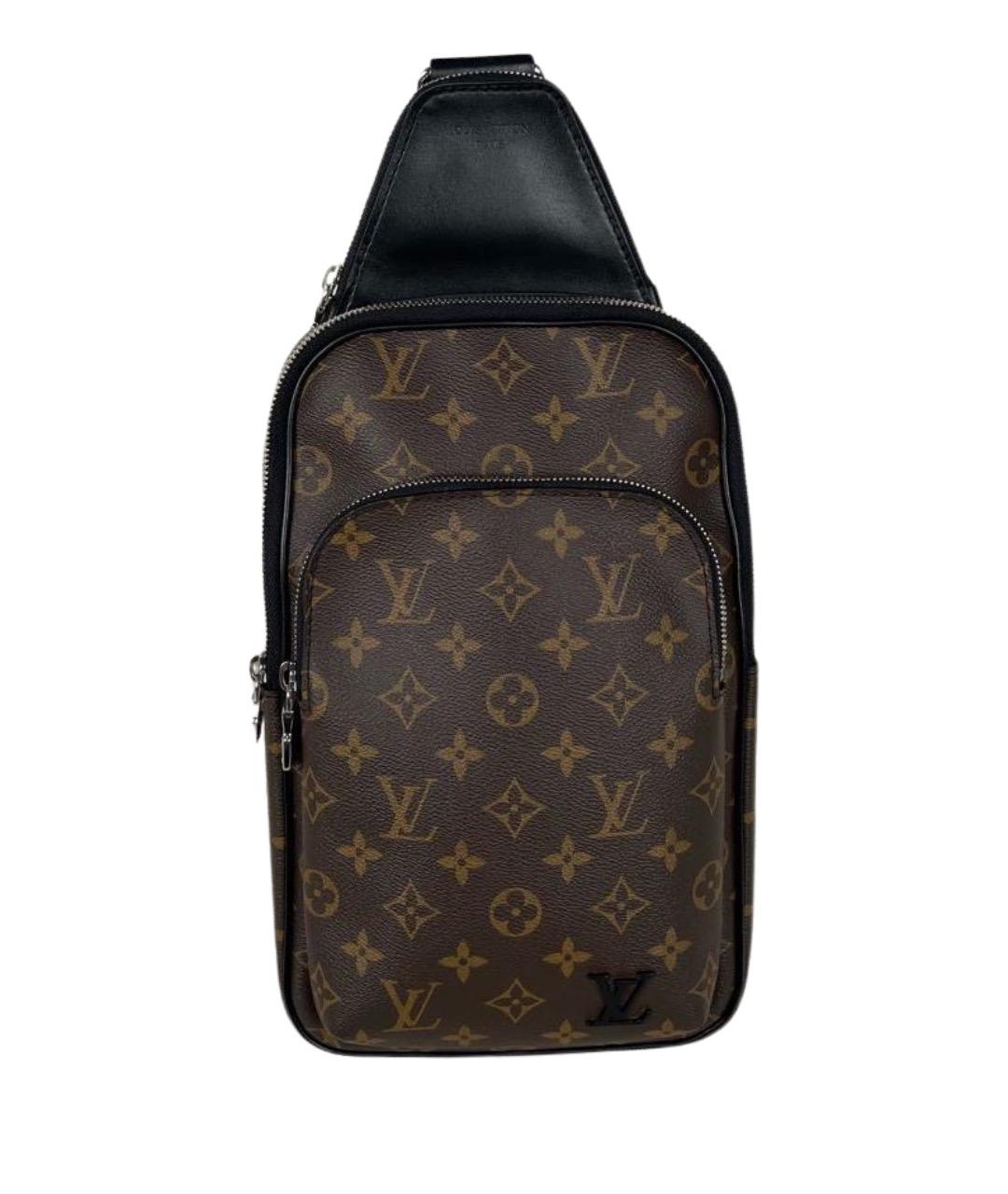 LOUIS VUITTON Коричневая сумка на плечо, фото 1