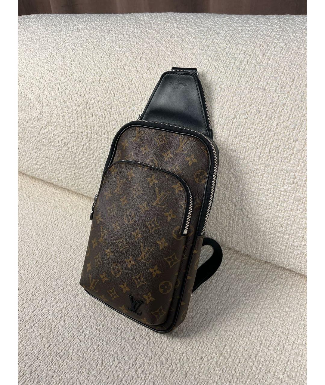 LOUIS VUITTON Коричневая сумка на плечо, фото 6